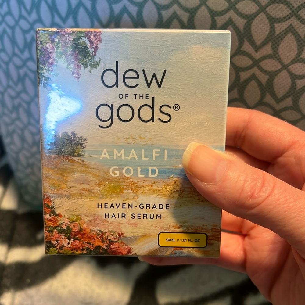 Dew of the gods AMalfi gold hair serum